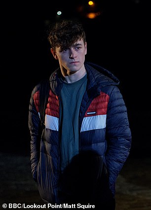 Grandma: Most of Sunday's episode was devoted to Tommy's plan to reunite with his son Ryan, but fans were excited to see a subtle reference to the grandmother/grandson relationship (Rhys Connah pictured as Ryan)