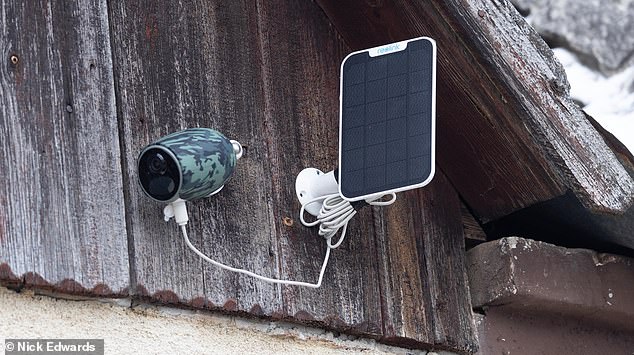 Pictured: A camera watching the cellar on a road where it is believed Tom Landon had brought six children