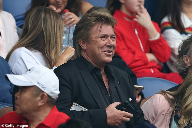 Veteran showbiz reporter Richard Wilkins, who recently assumed the role of Network Entertainment editor for Nine, was in the stands.