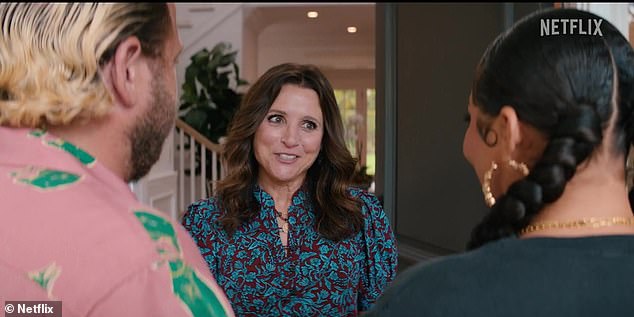 Icon: The film also stars Julia Louis-Dreyfus as Ezra's progressive Jewish mother.