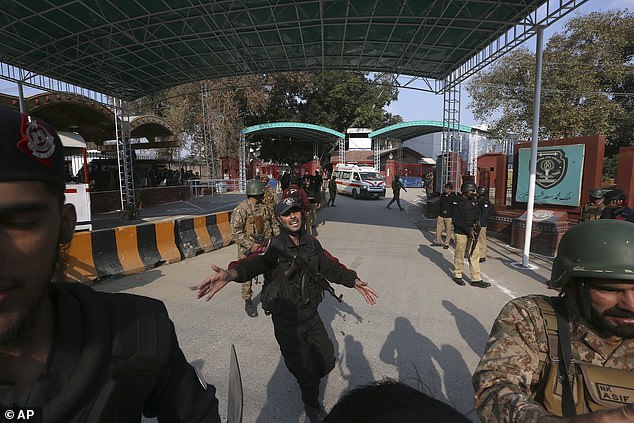 The impact of the blast collapsed the roof of the mosque, which collapsed and injured many, according to Zafar Khan, a local police office.