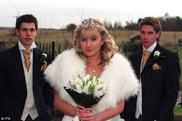 Love triangle: Andy and his adoptive brother Robert (Karl Davies) fell in love with Katie Addyman (Sammy Winward) on the show.