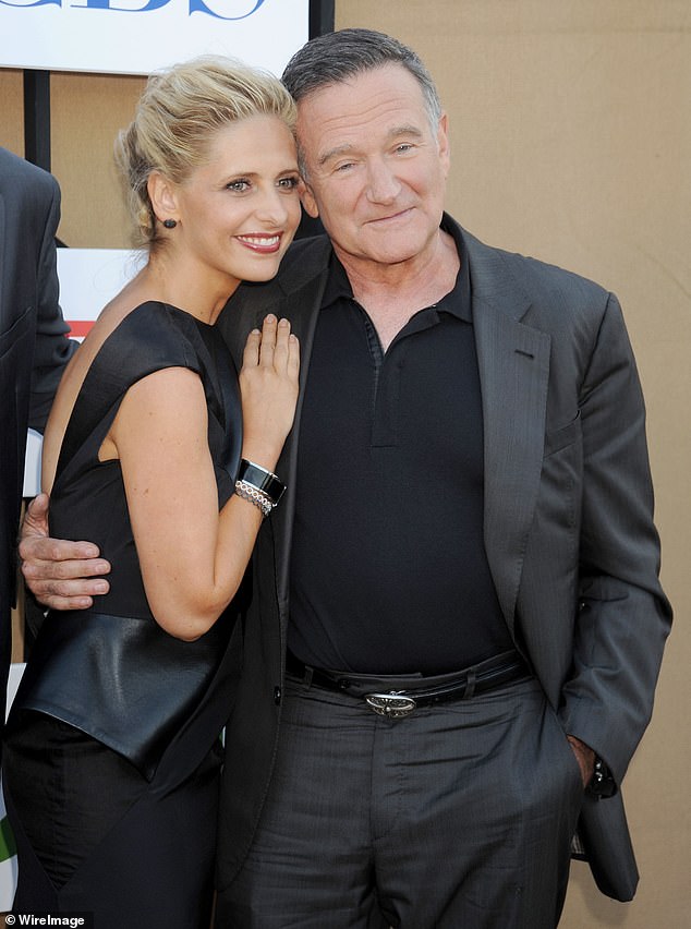 Breakout Role: Sarah took a career break in 2014 following the death of her friend and co-star Robin Williams, with whom she starred in The Crazy Ones in 2013 (pictured together on the show's press tour).  She died only four months.  after the final episode)