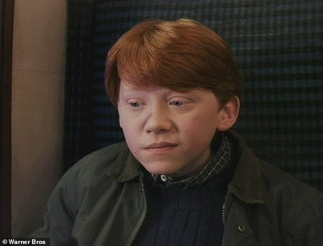 Sad: Revealed that Richard's death, in 2002 at age 72 after a battle with cancer, was the first loss he had experienced (Rupert seen in Harry Potter and the Philosopher's Stone in 2001)