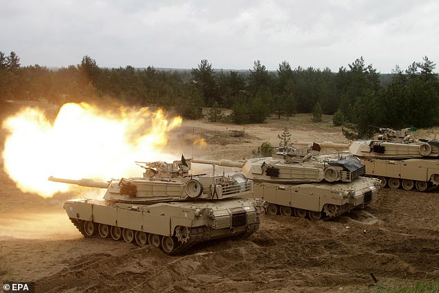 Deputy Foreign Minister Sergei Ryabkov said Washington's decision to supply Kyiv with 31 of its fast M1 Abrams tanks (pictured) was a 