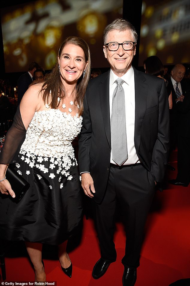 His ex-wife Melinda Gates (pictured together) had reportedly taken an immediate dislike to Epstein and warned Bill to stay away from him.