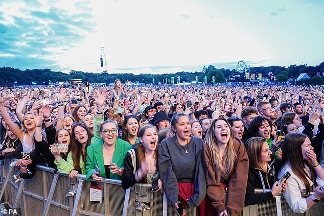 Fans: BBC Radio 1 will broadcast live from the festival site throughout the weekend, with performances and tracks available live and on demand on Radio 1's iPlayer channel and BBC Sounds.