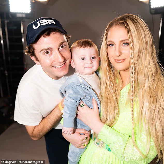 The Three of Us: The All About That Base singer is married to Daryl Sabara and together they already have a son named Riley, who is almost two years old.