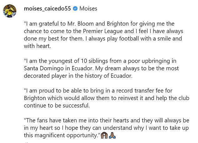 1675094346 669 Moises Caicedo is being very badly advised or hes an