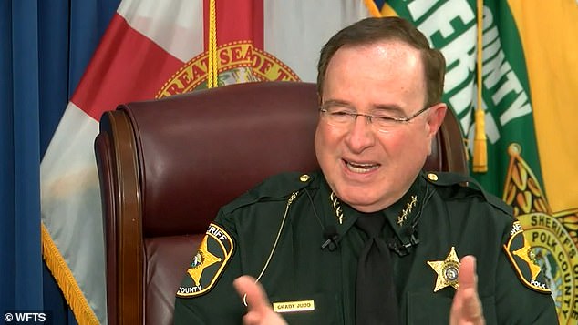 Polk County Sheriff Grady Judd said the newborn baby only survived his ordeal. 