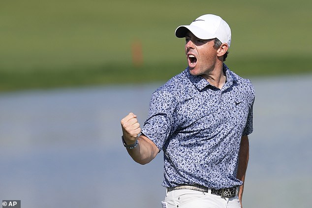 The Northern Irishman beat his bitter rival at the starting gate and LIV rebel Patrick Reed by one shot.