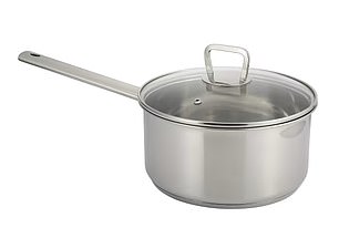 Consumer NZ testing, a consumer advocacy group, ranked the $22 Anko stainless steel saucepan (pictured) above a $270 Essteele skillet (right)