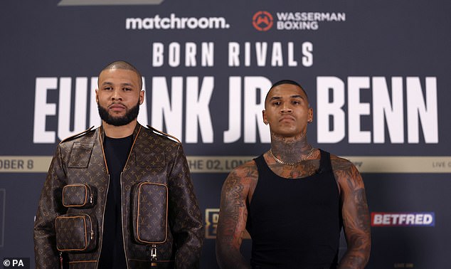 British boxer Benn (right) was suspended from his No. 5 rank after two failed drug tests.