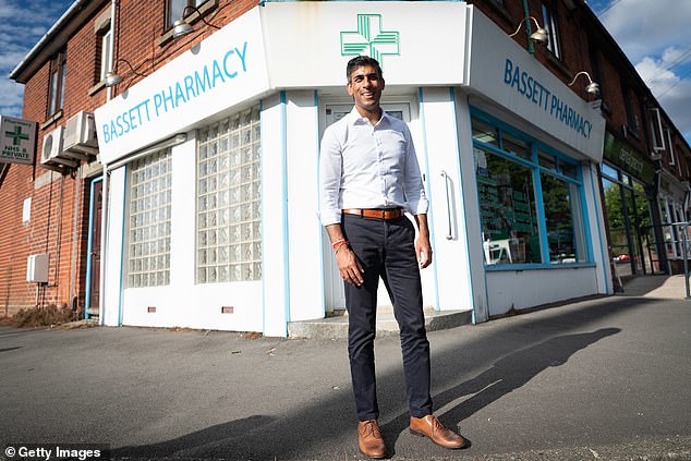 Mr Sunak¿s pharmacist mother and NHS GP father paid for him to attend the world-famous Winchester College public school (where boarding fees are currently £45,936 a year), where he was head boy