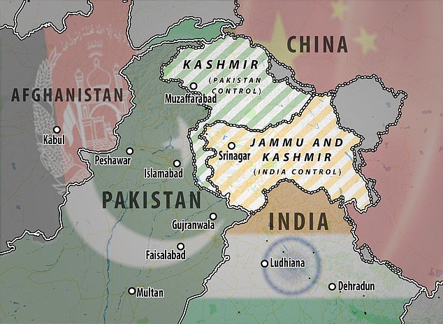 Authorities in Indian-controlled Kashmir say Pakistani-linked militants have used US weapons as part of their fight to seize territory.