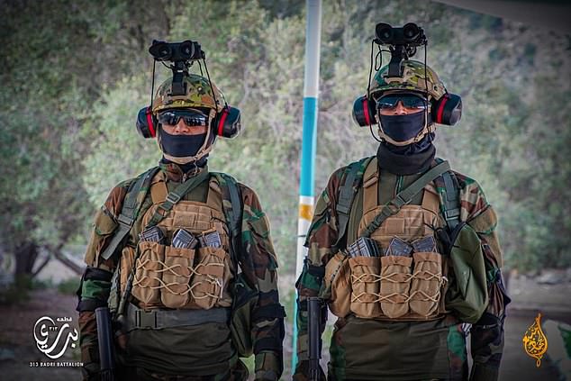 Last year the Taliban released propaganda images of 'special forces' clad in body armor with night vision goggles, which may have come from abandoned Afghan army tents.