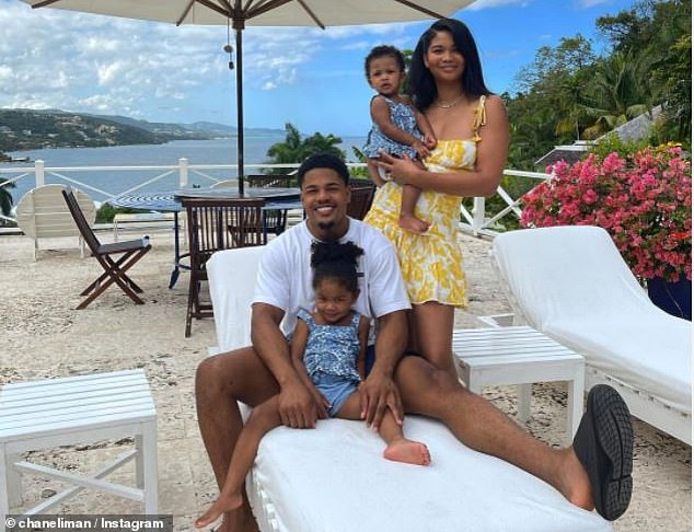 Supermodel mom: Chanel shares two daughters with ex-husband Sterling Shepard, 29: Cali, 3, and Cassie, 2.  Married in 2018, the Atlanta-born beauty parted ways with the NFL wide receiver in 2021, citing irreconcilable differences.