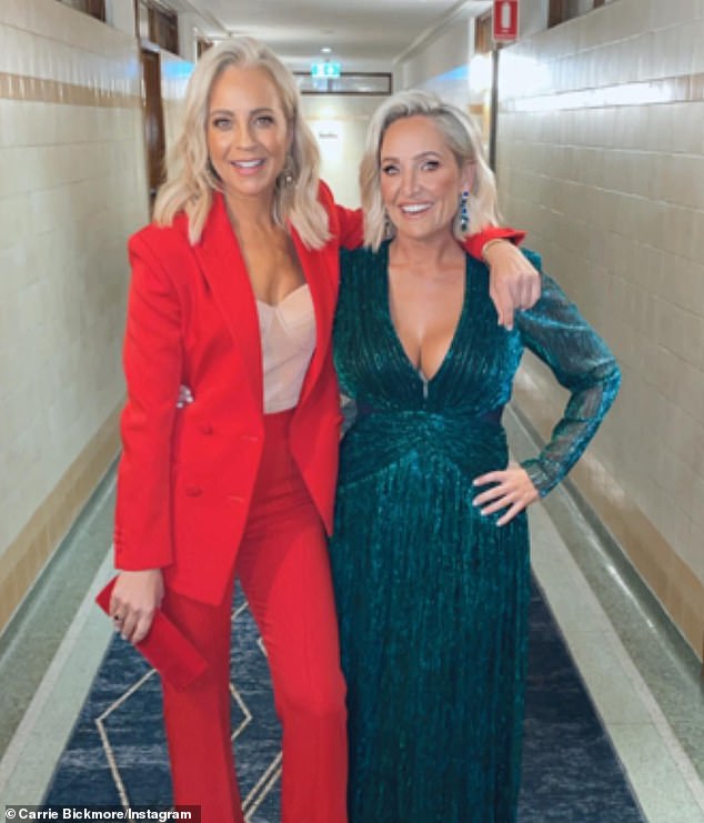 A source said Bickmore, 42, was surprised to see his industry peers joining Walker so soon after the couple announced their breakup.  However, her longtime best friend Fifi Box (right) has continued to support her.