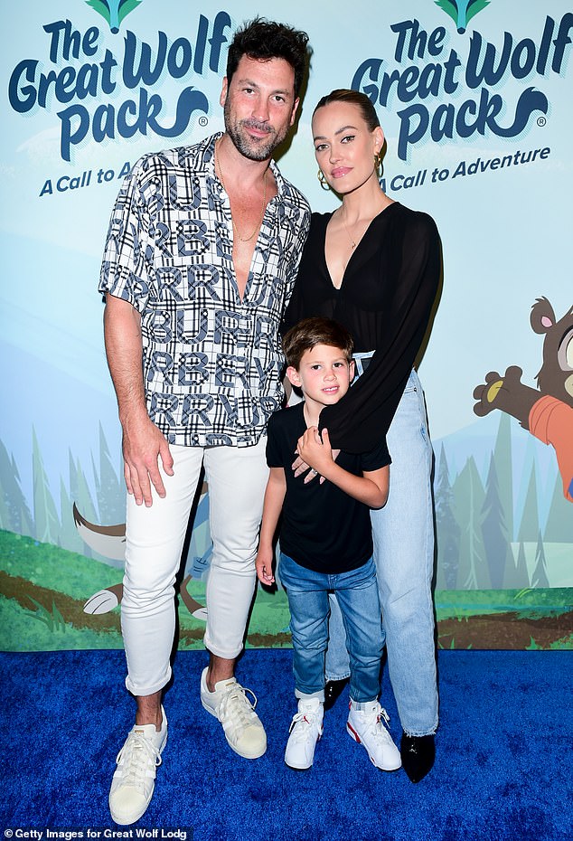 Growing family: Peta shares a six-year-old son named Shai with her husband of five years, Maksim Chmerkovskiy, 43.  The DWTS couple tied the knot in July 2017 at New York City City Hall and battled through a difficult fertility journey in an effort to conceive their second child.