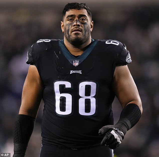 Mailata, 25, will play the Super Bowl on February 13 with the Philadelphia Eagles in what has been an extraordinary sports journey
