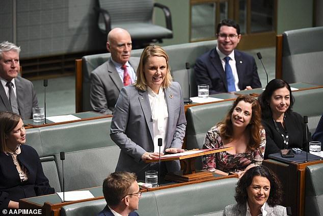 The Dunkley MP discovered the cancer had returned two weeks before she gave her maiden speech in parliament in 2019 (pictured)