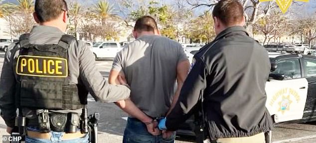 CHP arrested Nathanial Radimak on Sunday after connecting him to a series of road rage incidents in the Southern California area.