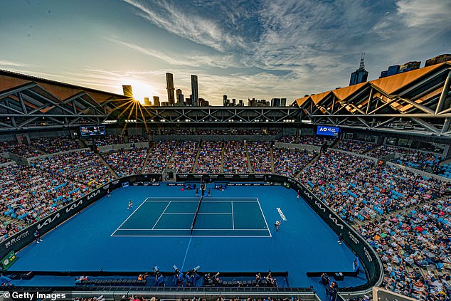 The arena is named after Margaret Court.  There has been a petition and considerable support from the tennis community to change the name to Evonne Goolagong Cawley.