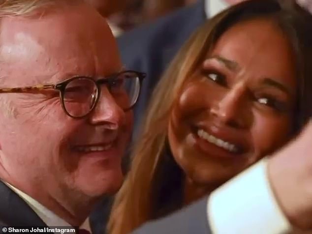 The couple were seen attending the same event when the Prime Minister, 59, agreed to take a photo with the 35-year-old reality star.