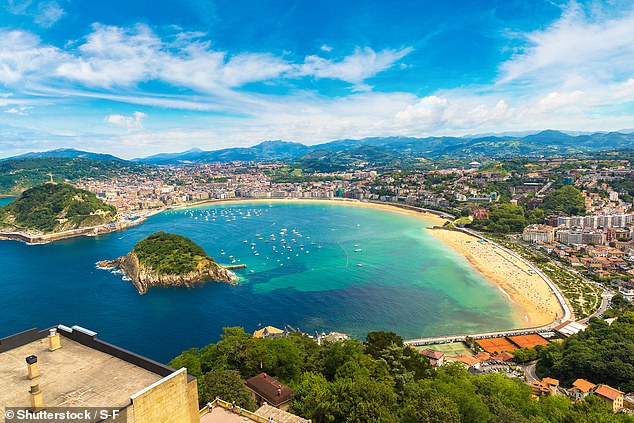 Closing out the top three places was San Sebastián, located in the north of Spain.