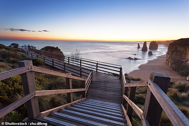 The coastal town of Port Campbell along Great Ocean Rd in Victoria ranked first as Australia's friendliest resort town for 2023 (The Twelve Apostles, Port Campbell, Victoria pictured)