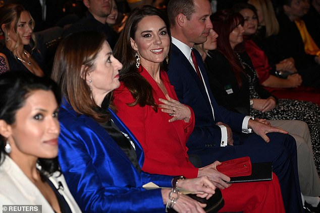 The royals are pictured here at the pre-campaign launch event hosted by The Royal Foundation Center for Early Childhood