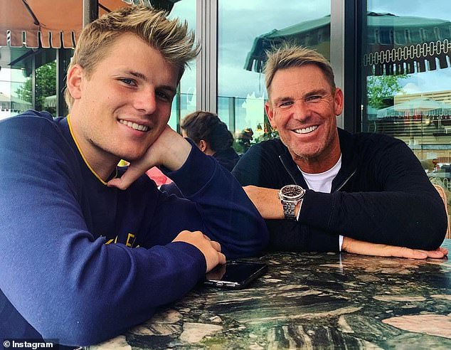 Jackson is the only child of legendary cricketer Shane Warne (right), who died of a heart attack at the age of 52 on March 4 last year while on vacation in Koh Samui, Thailand.