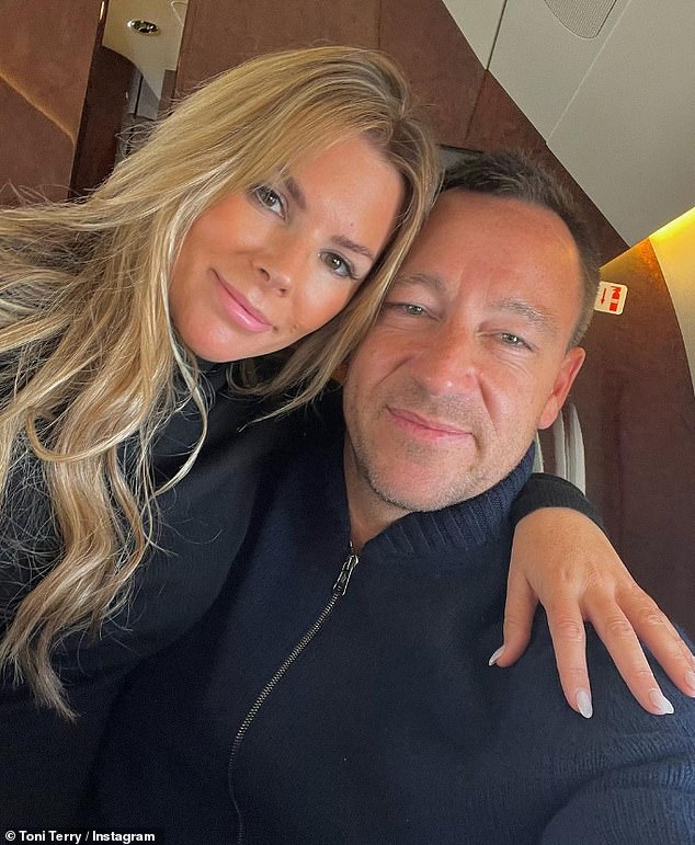 Sweet: It comes after John gushed over his wife on her 42nd birthday with a slew of lovey snaps as they enjoyed a luxurious ski vacation together.