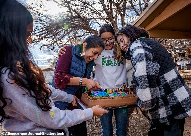 The family threw a full birthday party for Dalai and invited his friends to celebrate.