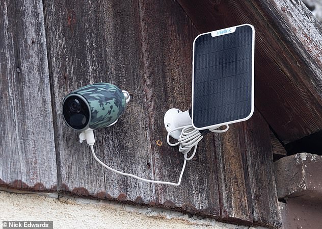 Pictured: A camera watching the cellar on a road where it is believed Tom Landon had brought six children