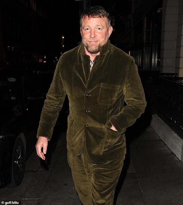 Don't take my word for it: but it was hard to miss Ritchie heading home from a night out in Mayfair on a Monday night.