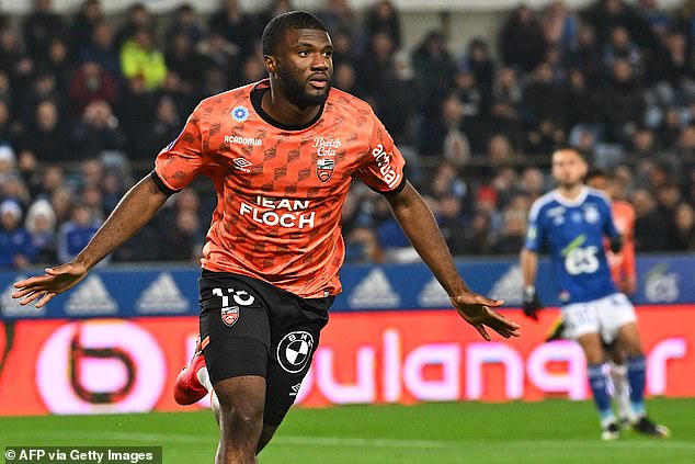 Terem Moffi has scored 12 goals in 18 games in Ligue 1 this season