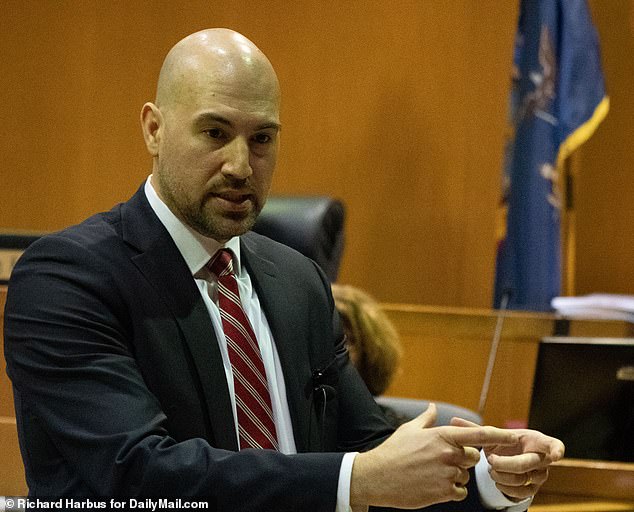 Assistant District Attorney Konstantinos Litourgis painted a picture for jurors Monday of what they could expect to learn during the trial, saying the 45-year-old left behind a mess of DNA evidence.