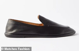 The Row Canal Grain Leather Loafers: $890