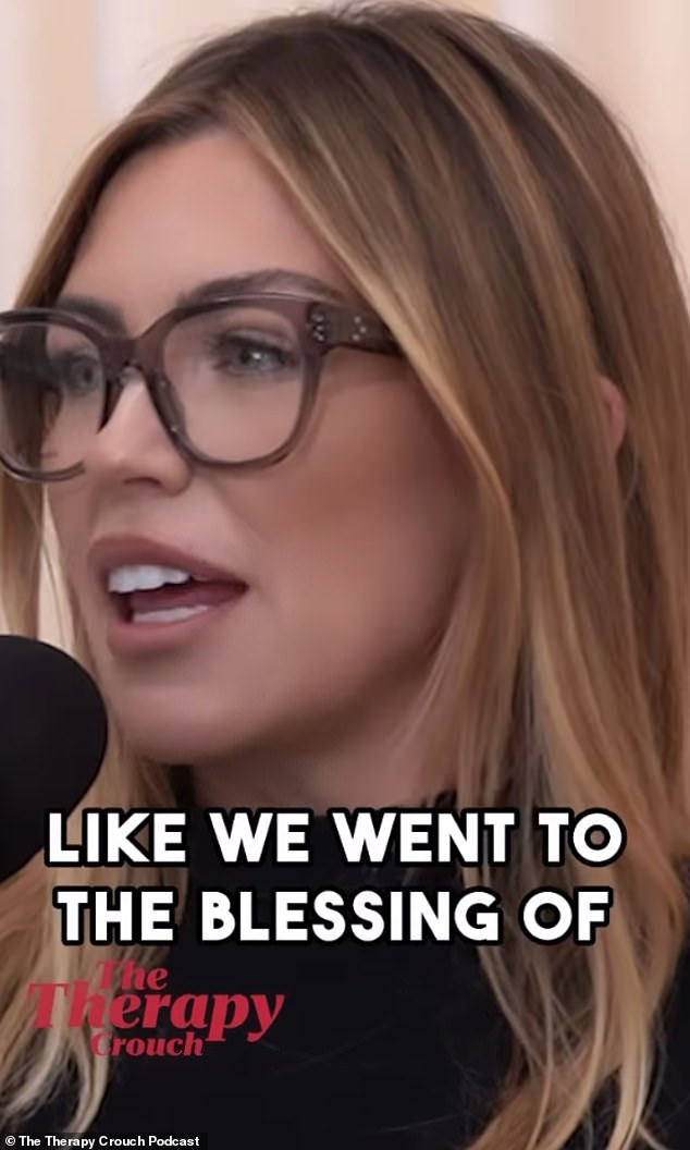 Problem: She said: 'I actually have a real problem with people's perception of us.  Since we went to the Blessing of the Pets the other day...'