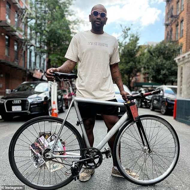 The New York cyclist said his beloved cargo bike, which features prominently on his social media pages, was destroyed in the shocking hit-and-run.