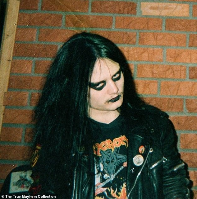 Murdered: In August 1993, Vikernes fatally stabbed Mayhem guitarist Euronymous (pictured) during a fight in the latter's apartment.