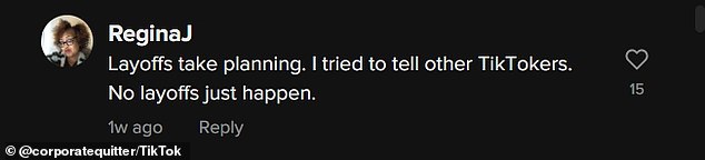 Many commenters thanked Gabby for sharing the information, while others pointed out the different ways companies circumvent the WARN Act during layoffs.