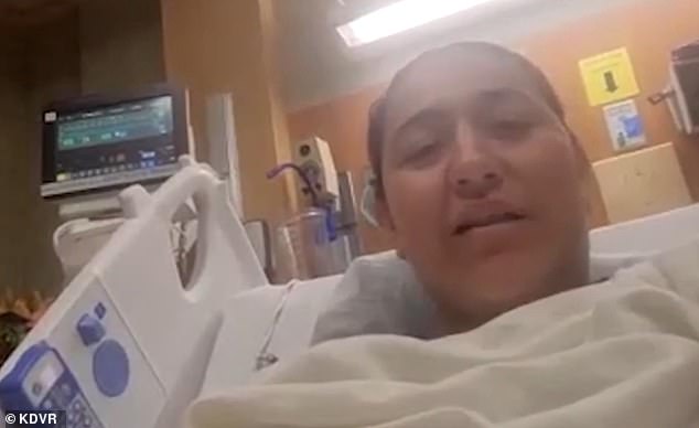 Adriana Lavin said she was working out at the Zumba gym in Arvada, Colorado, on Wednesday when she was shot in the leg, she recalled from her hospital bed.