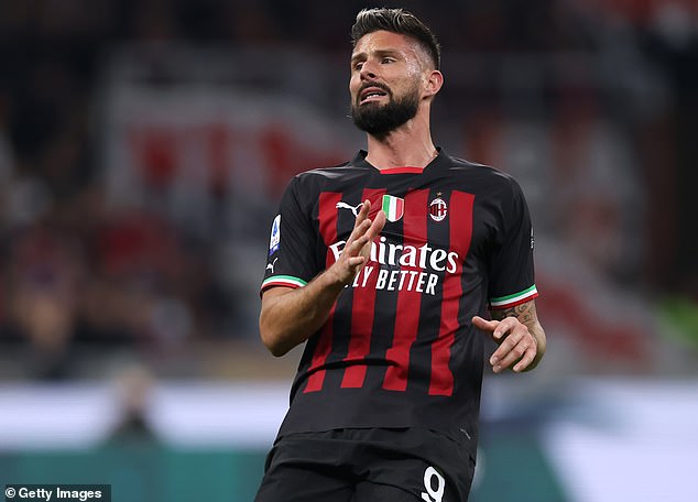 AC Milan and France striker Olivier Giroud is reportedly open to a move to MLS