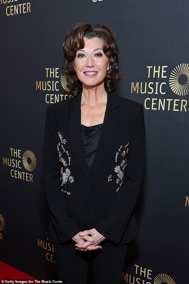 Exploding: Christian singer Amy Grant hit back at homophobic trolls who criticized her for staging her niece's same-sex wedding at her Hidden Trace Farm in Franklin, Tennessee (pictured Jan. 14, 2023)