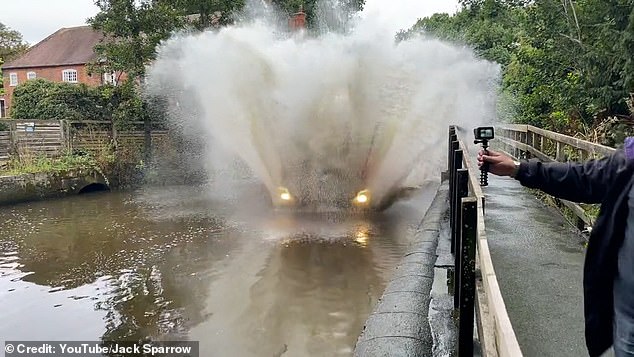 A former ford has been closed after millions of people tuned in to TikTok from around the world to watch videos of drivers' cars floating in floodwaters.