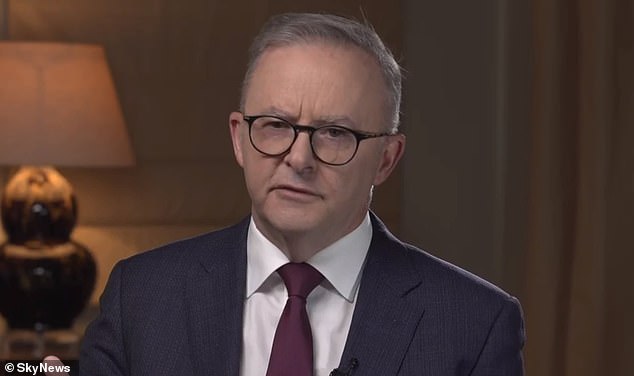 Prime Minister Anthony Albanese (pictured) has been criticized for blaming the previous government for the current crime rampage in the Outback.