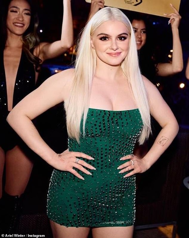 Happy birthday beautiful!  Ariel Winter has turned 25 years old.  And on Tuesday, the Modern Family veteran shared rare images of herself during her birthday celebrations in Las Vegas.