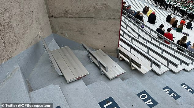 This seat located in Section 16, Row 41, Seat 2 might be one of the worst in college football